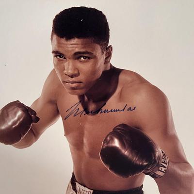 Muhammad Ali signed photo