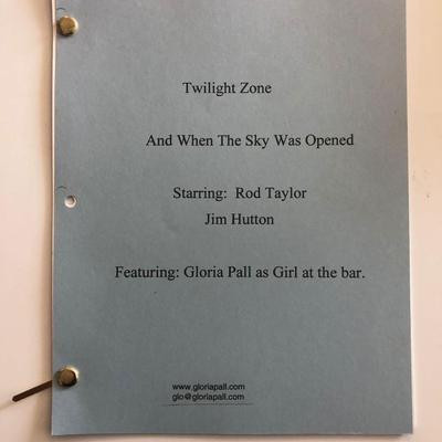 The Twilight Zone - And When the Sky Was Opened - Original Script