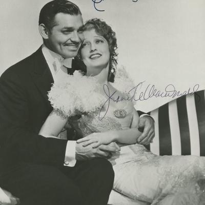 San Francisco signed  Clark Gable movie photo. GFA Authenticated