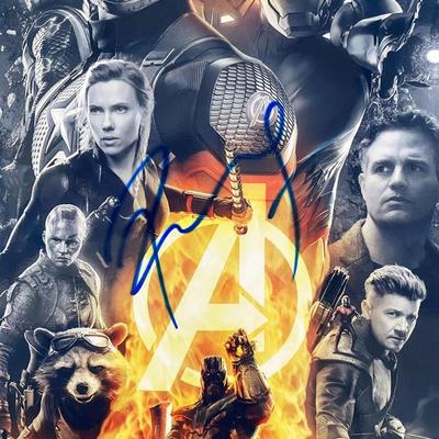 Marvel Avengers Robert Downey Jr. signed movie photo