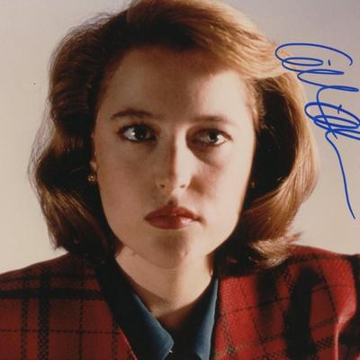 Gillian Anderson signed photo