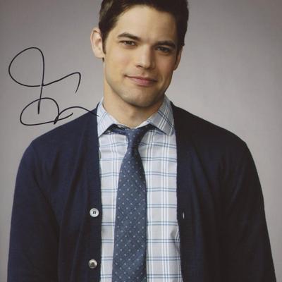 Jeremy Jordan autographed photo