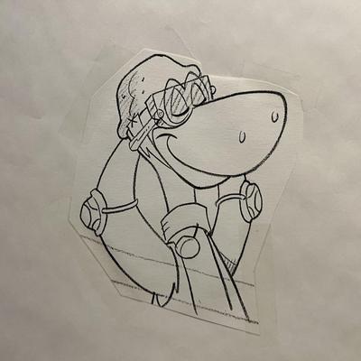 Flintstones Dino original artwork