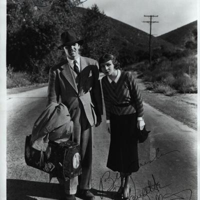 Claudette Colbert signed photo