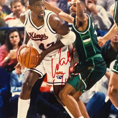 Walt Williams signed photo