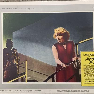 Madam X 1966 original lobby card set