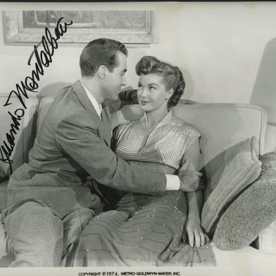 Ricardo Montalbán signed photo