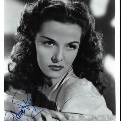 Jane Russell signed photo