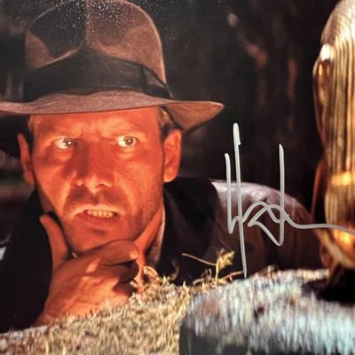 Indiana Jones Harrison Ford signed photo