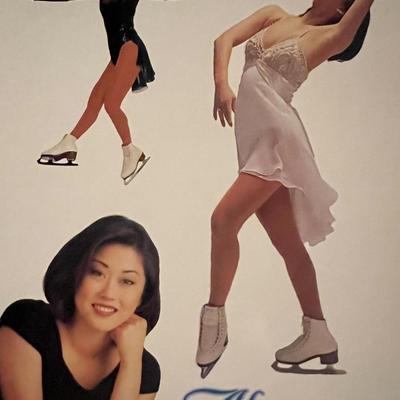 Kristi Yamaguchi facsimile signed photo. 5x7 inches