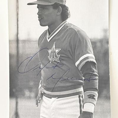 Seattle Mariners Orlando Mercado signed photo