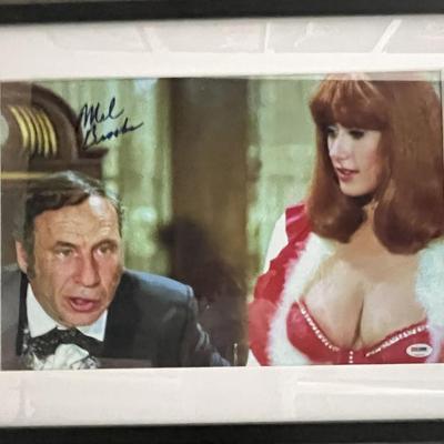 Mel Brooks signed photo. PSA authenticated