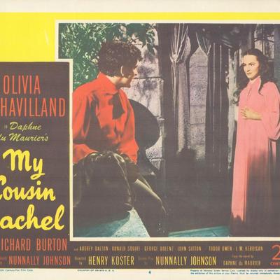 My Cousin Rachel 1952 original vintage lobby card