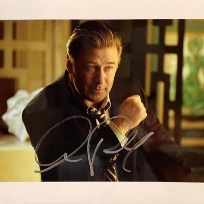 Alec Baldwin signed photo