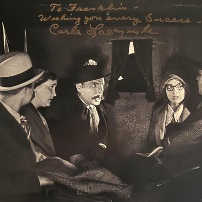Carla Laemmle signed photo