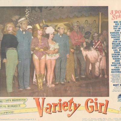 Variety Girl  1947 original vintage lobby card
