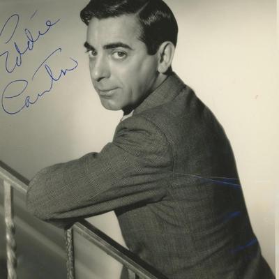 Eddie Cantor signed photo