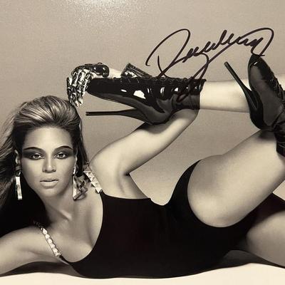 Beyonce signed photo