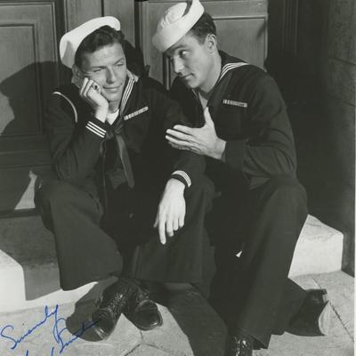 Frank Sinatra/ Gene Kelly signed movie photo. GFA Authenticated 