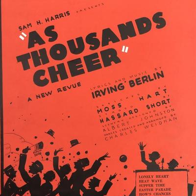 Easter Parade music sheet