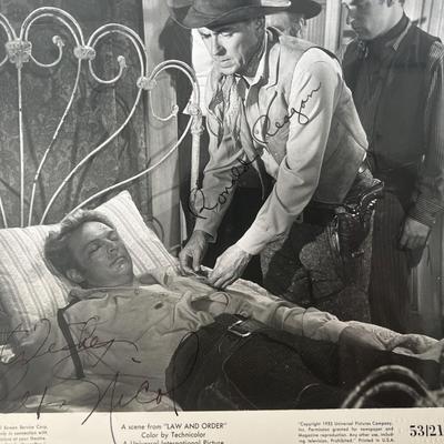 Law And Order cast signed photo GFA authenticated
