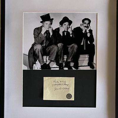The Marx Brothers original signature collage