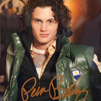Penn Badgley signed photo