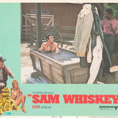 Sam Whiskey 1969 original vintage lobby card