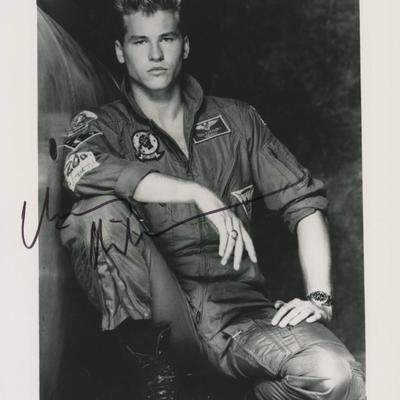 Val Kilmer signed "Top Gun" movie photo. GFA Authenticated