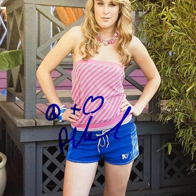 Rumer Willis signed photo. GFA Authenticated