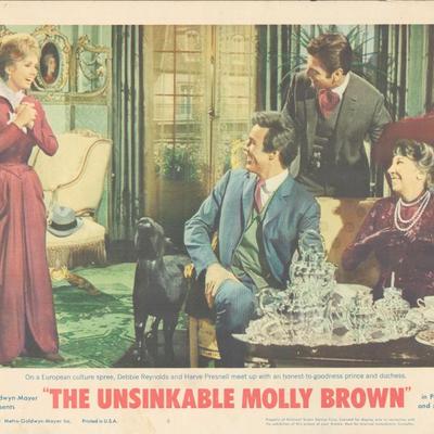 The Unsinkable Molly Brown 1964 original vintage lobby card