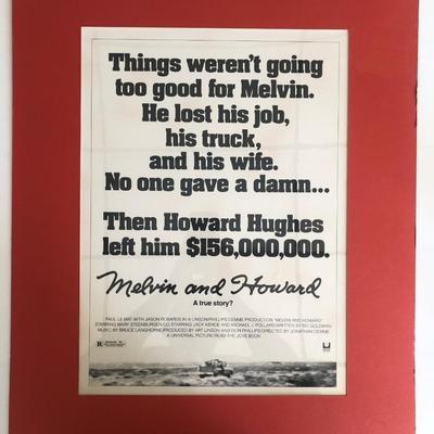 Melvin and Howard Movie Poster