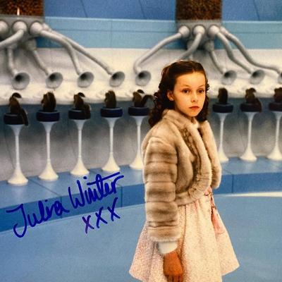 Charlie and the Chocolate Factory Julia Winter signed movie photo