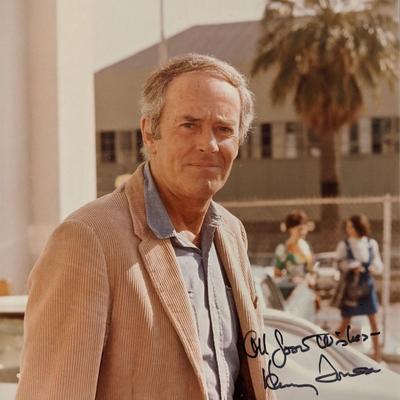 Henry Fonda signed photo