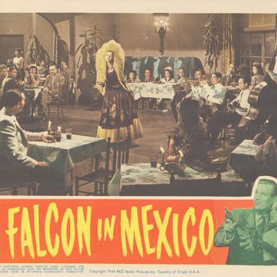 The Falcon in Mexico  1944 original vintage lobby card