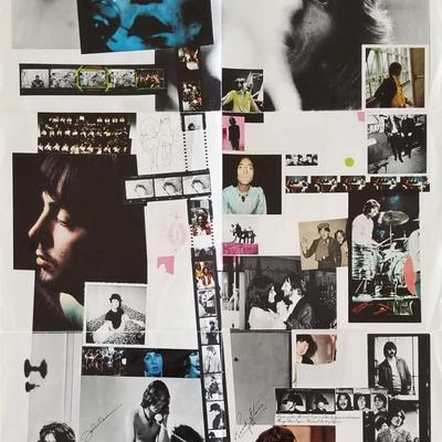 The Beatles signed album insert