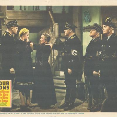 Four Sons 
1940 original vintage lobby card