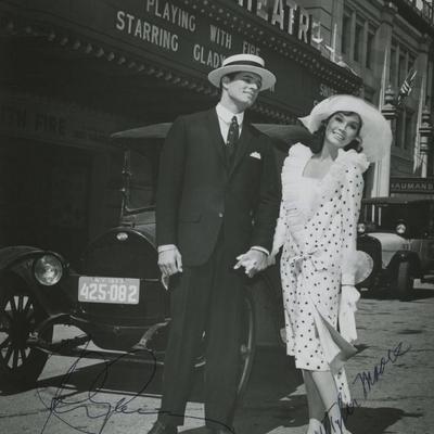 Mary Tyler Moore and John Gavin signed "Thoroughly Modern Millie" movie photo