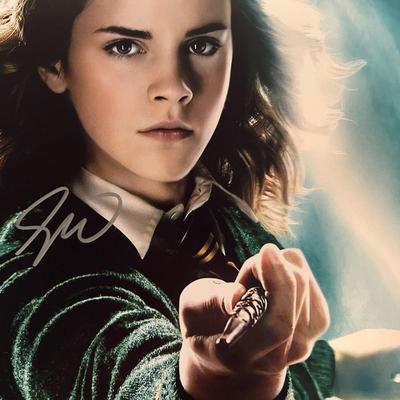 Harry Potter Emma Watson signed photo