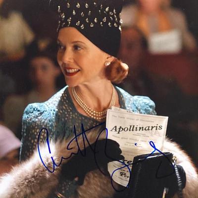 Annette Bening signed photo