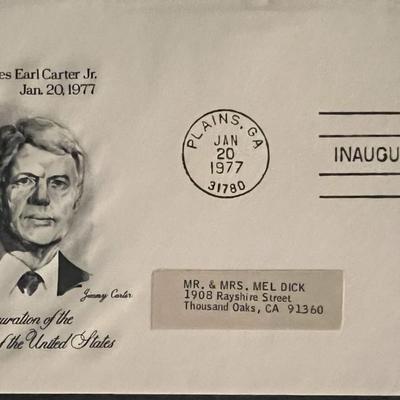 Jimmy Carter Inauguration FDC