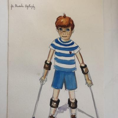 All Heart Designs Special Children Art - Mikey - For Muscular Dystrophy 