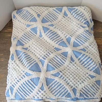 Beautiful Queen Blue Bed Spread