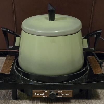 Mid Century Modern Fondue Set