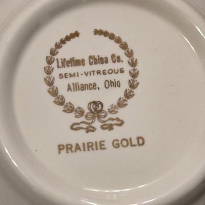 Prairie Gold Ohio China Set