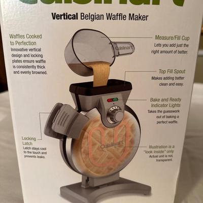 Cuisinart vertical Belgian waffle maker