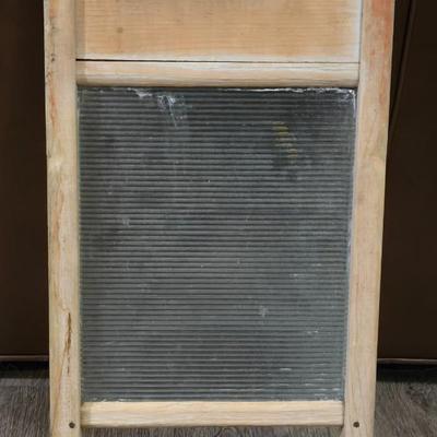 Vintage Wood & Glass Victory No. 508 Wash Board