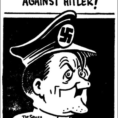 World War 2 Cartoon Art Print
