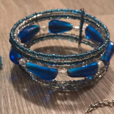 Turquoise and Blue Colored Jewelry