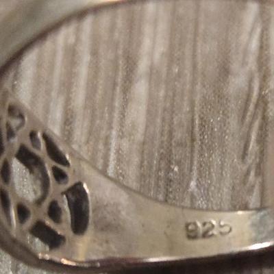 Sterling Jewish Star of David Ring